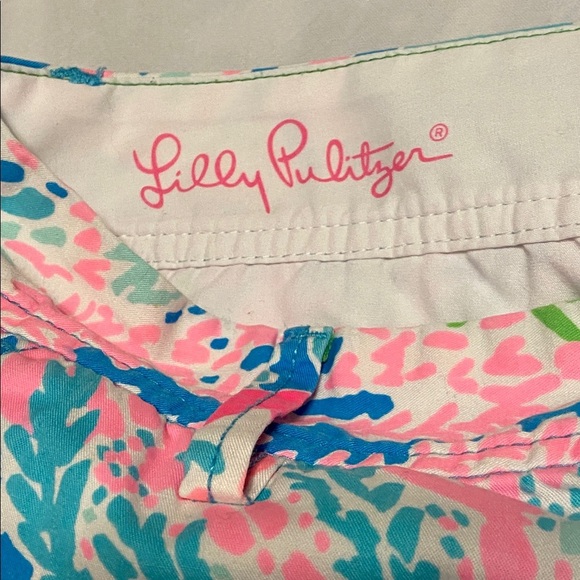 Lilly Pulitzer The Callahan Shorts Let’s Cha Cha Vibrant colors Mid Rise Size 6 - Picture 4 of 12